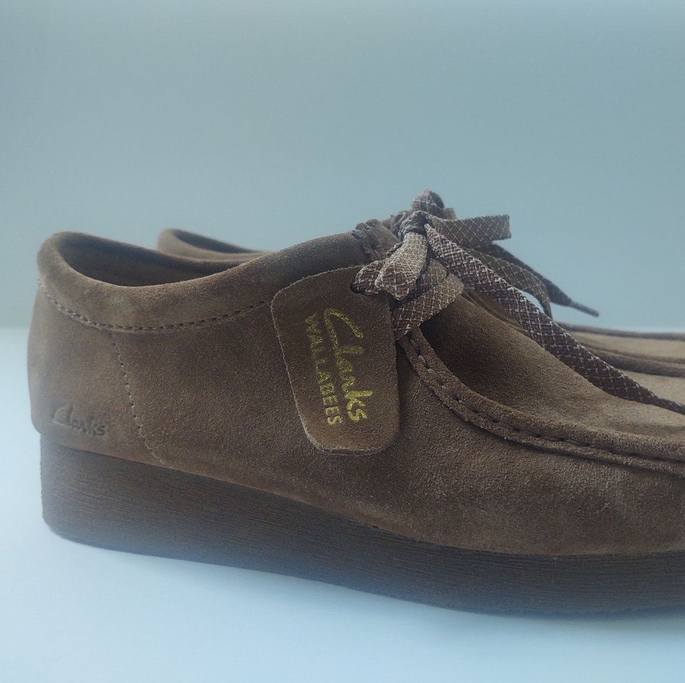 🎁Clarks Wallabee 2 Cognac Suede - Style # 26158277 - Size US 9M - Picture 5 of 8